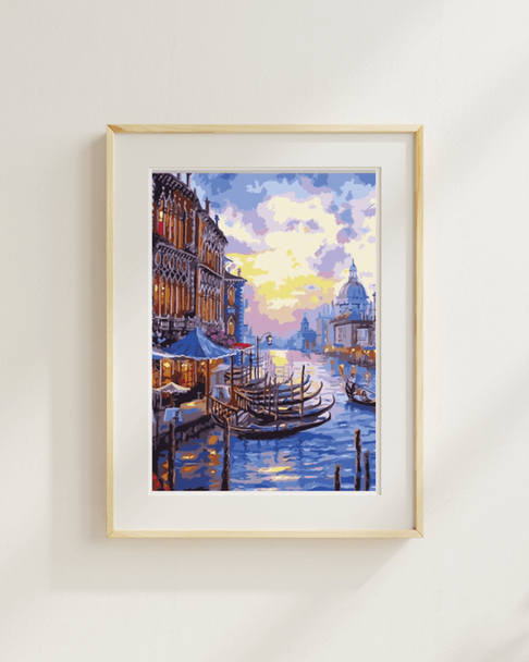 Venice at Dusk Painting By Numbers