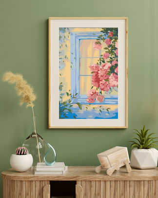 Roses on the Windowsill