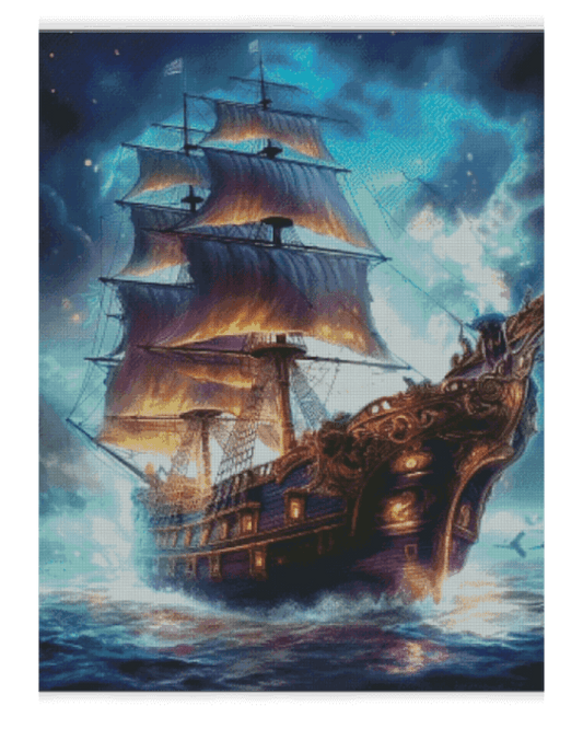Ghost Ship Diamond Painting