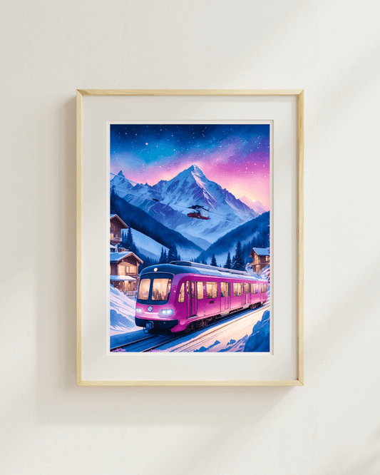 Winter Express Diamond Painting