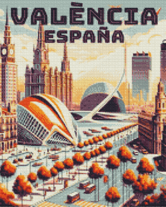 Valencia Spain City Diamond Painting