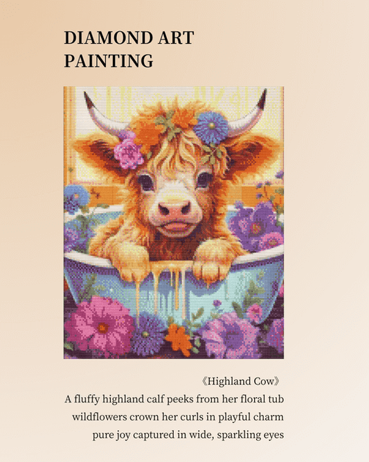 Highland Cow Diamond Painting