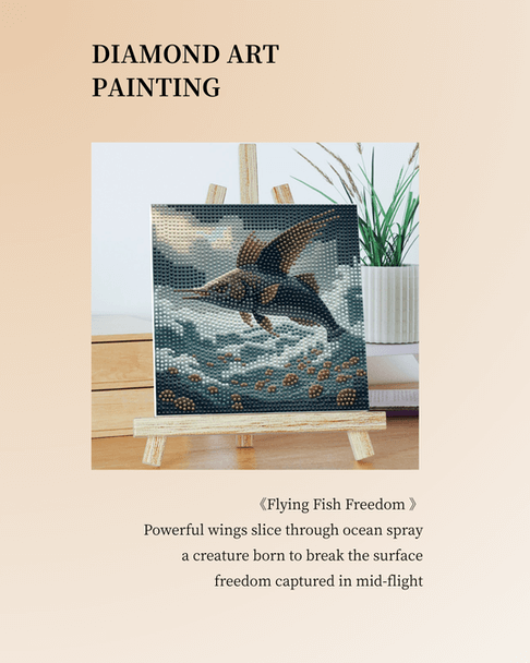 Flying Fish Diamond Painting