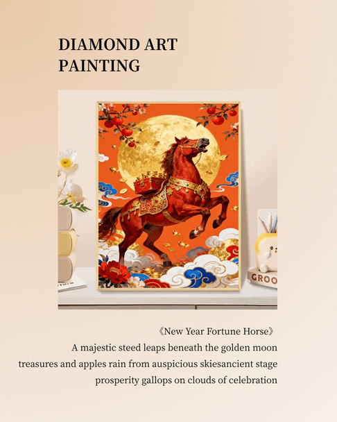 Fortune Horse Diamond Painting