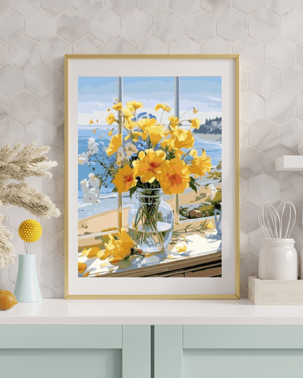 Daisy Seaside Paint by Numbers