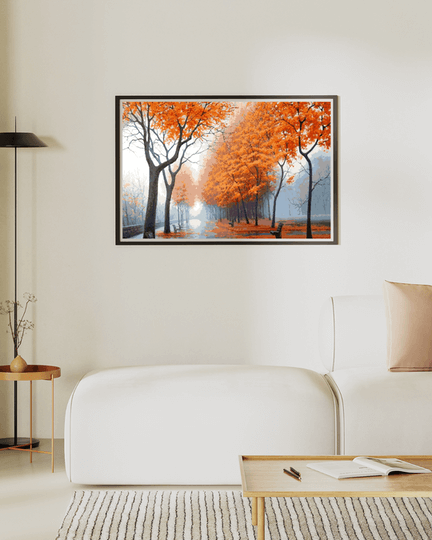 Autumn Avenue Paint by Numbers