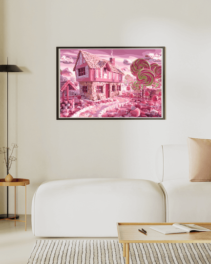 Candy Cottage Paint by Numbers