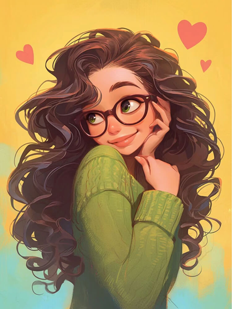 Dreamy Cartoon Girls Collection Diamond Painting