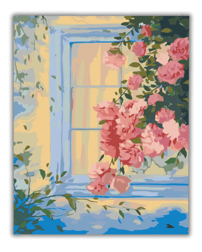 Roses on the Windowsill