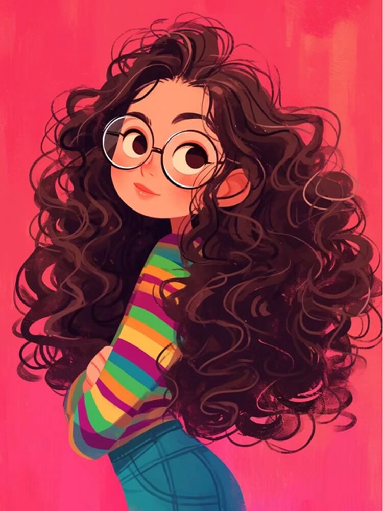 Dreamy Cartoon Girls Collection Diamond Painting