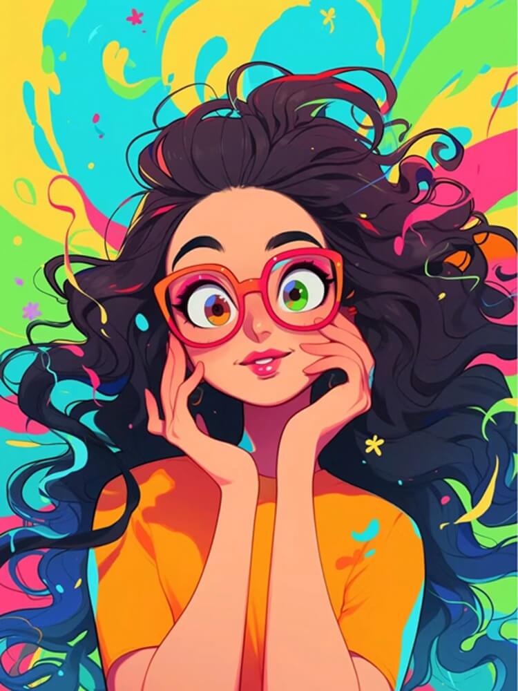 Dreamy Cartoon Girls Collection Diamond Painting