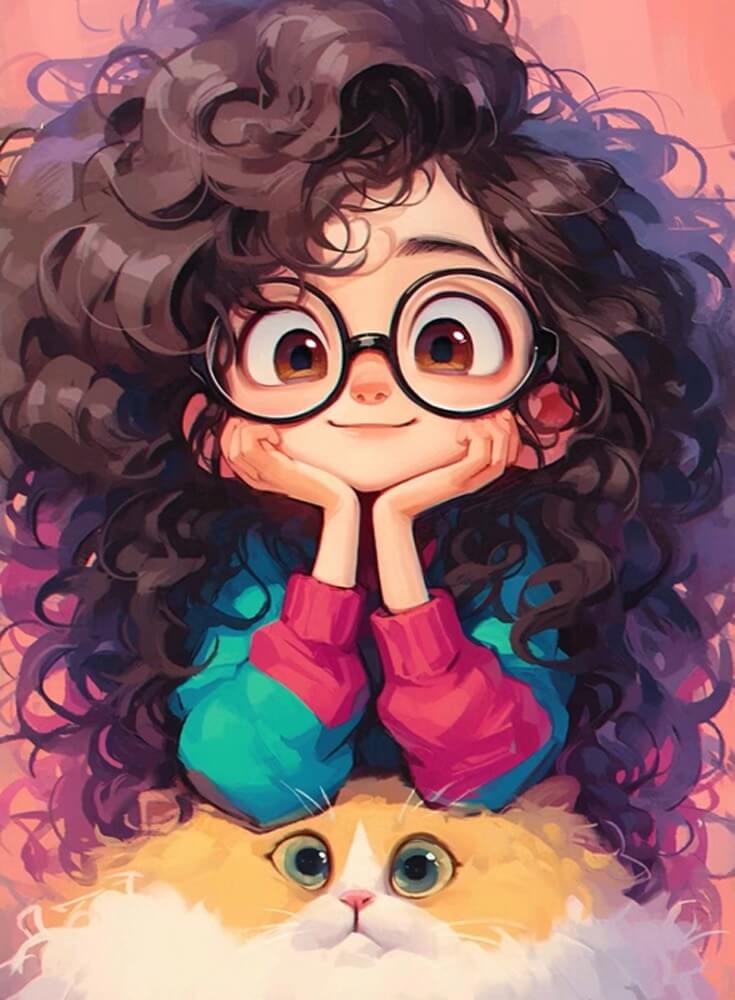 Dreamy Cartoon Girls Collection Diamond Painting