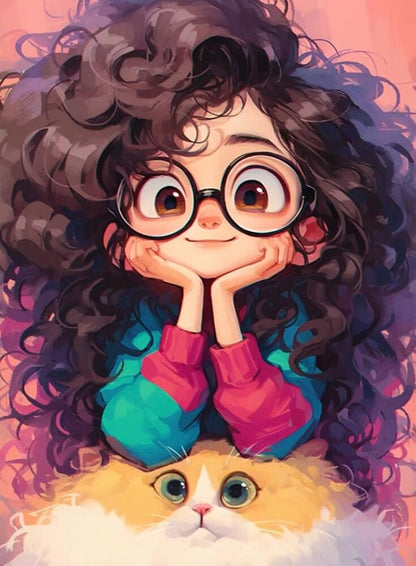 Dreamy Cartoon Girls Collection Diamond Painting