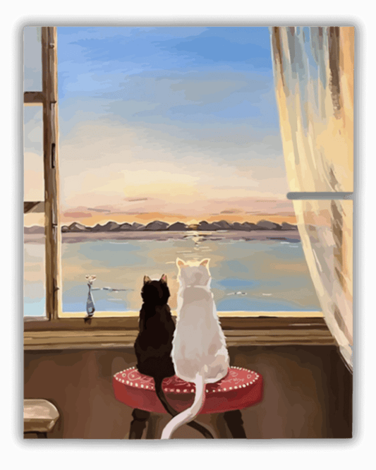 Coastal Window Cats
