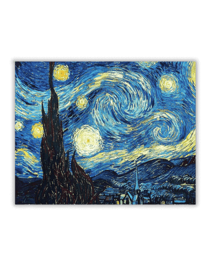 Pintura por números de La noche estrellada de Van Gogh 