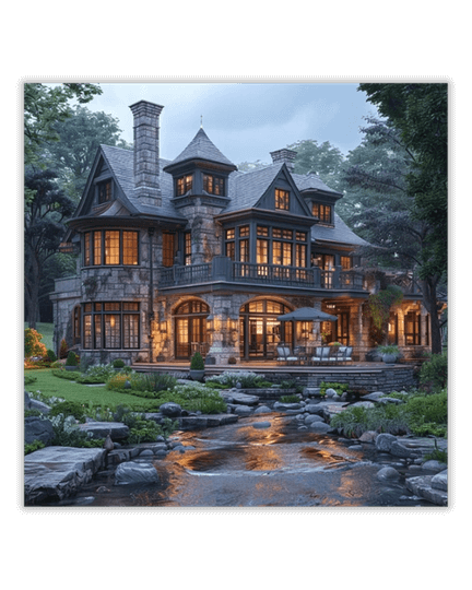 Castle Manor Diamond Painting