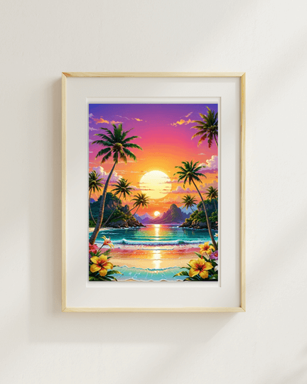 Island Sunset Diamond Painting