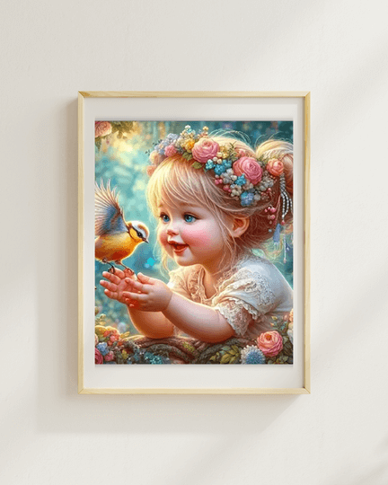 Angelic Child Diamond Painting