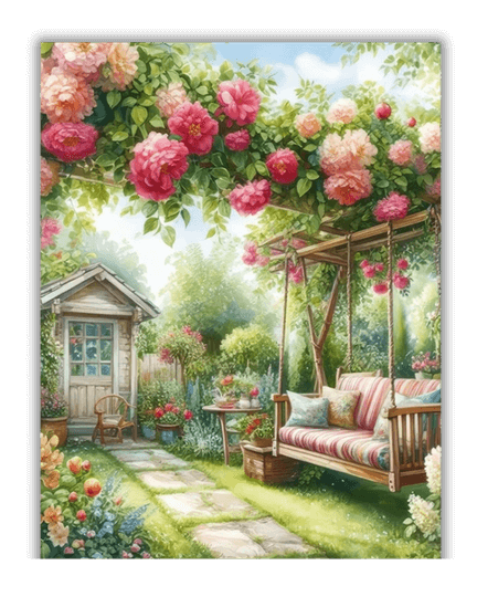 Blooming Garden Diamond Painting