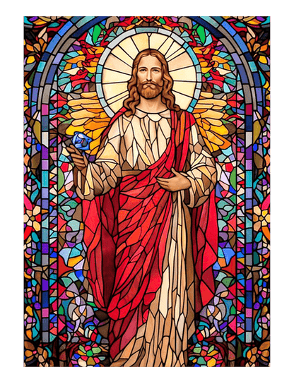 Pintura de diamante de Jesús de la Luz