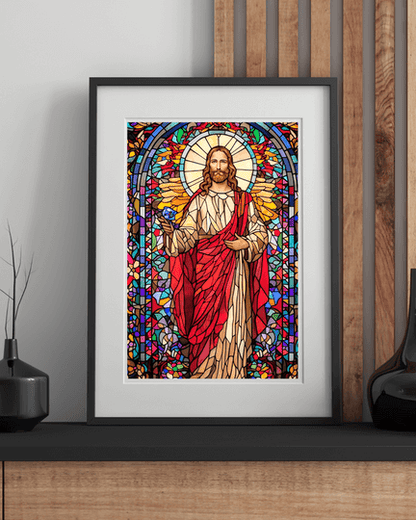 Pintura de diamante de Jesús de la Luz