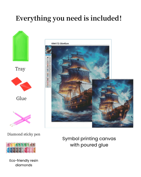 Ghost Ship Diamond Painting