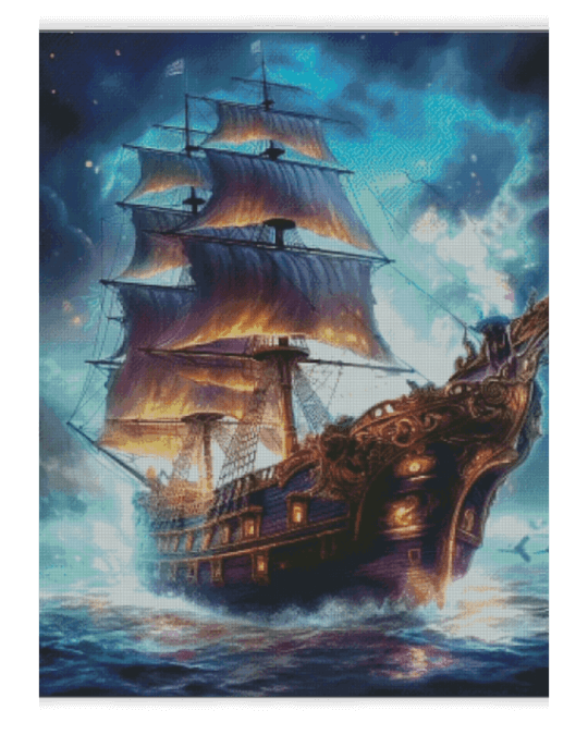 Ghost Ship Diamond Painting