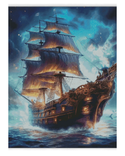 Ghost Ship Diamond Painting