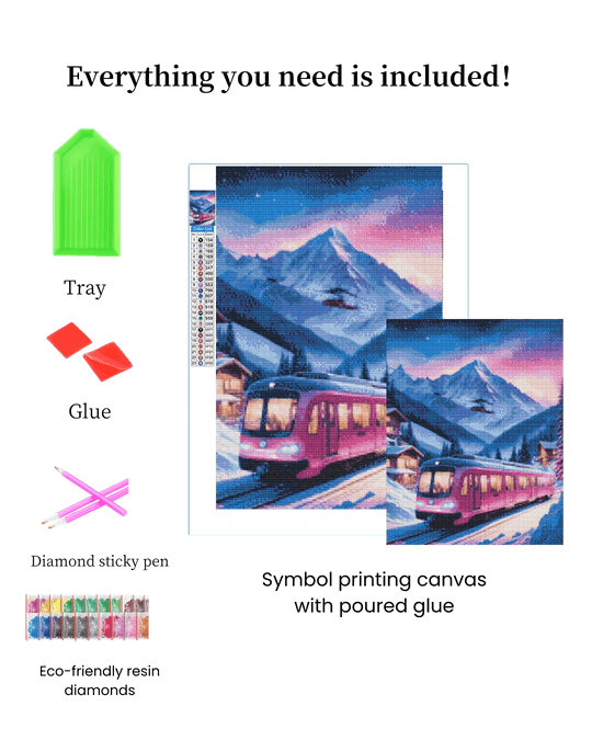 Pintura de diamante del río de la luna dorada