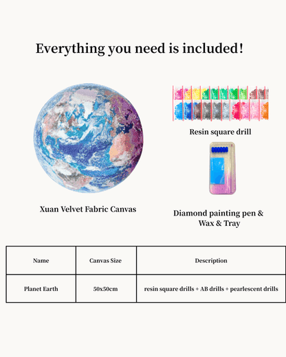 Planet Earth Diamond Painting