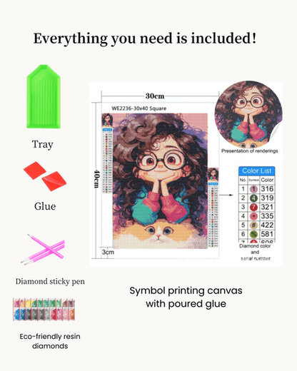 Dreamy Cartoon Girls Collection Diamond Painting