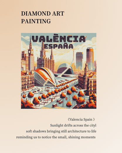 Valencia Spain City Diamond Painting