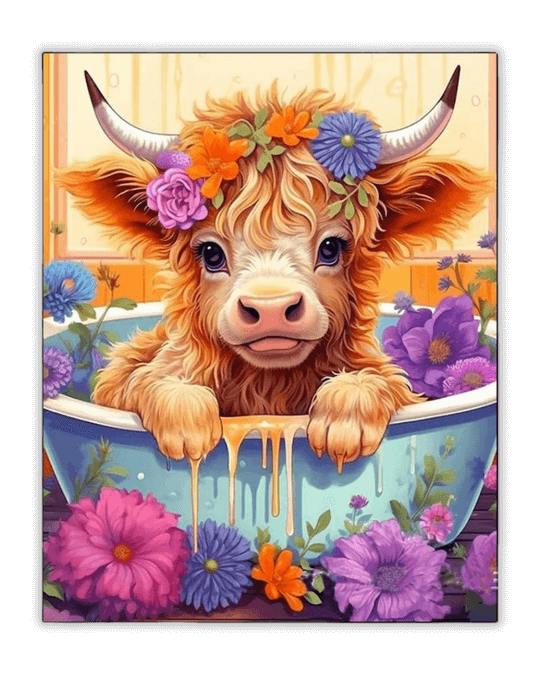 Highland Cow Diamond Painting