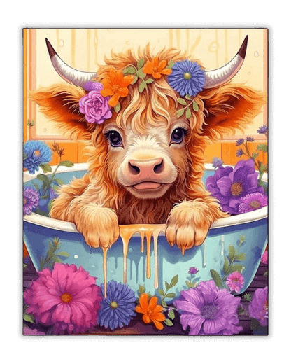 Highland Cow Diamond Painting