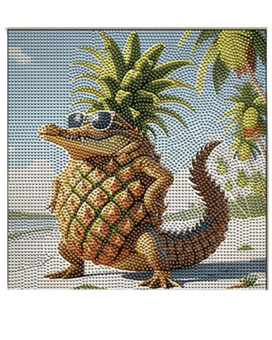 Crocodile Guardian Diamond Painting