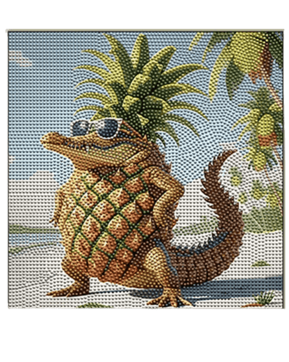 Crocodile Guardian Diamond Painting