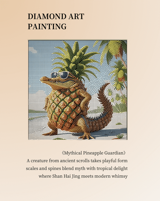 Crocodile Guardian Diamond Painting