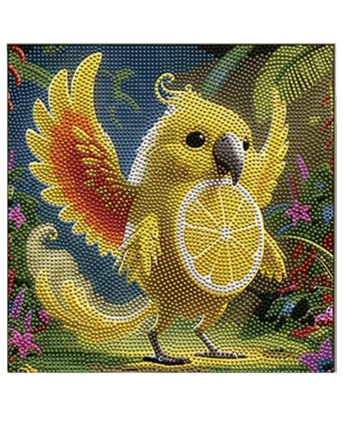 Lemon Bird Diamond Painting