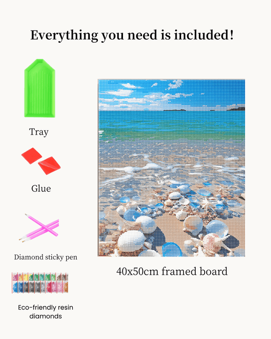 Seashell Beach Diamond Painting