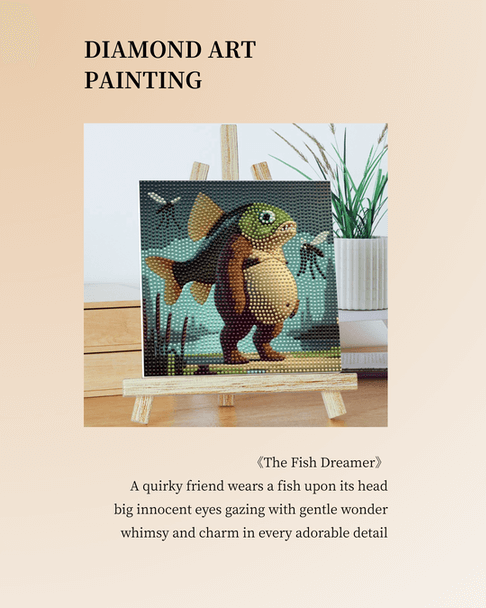 The Fish Dreamer Diamond Painting