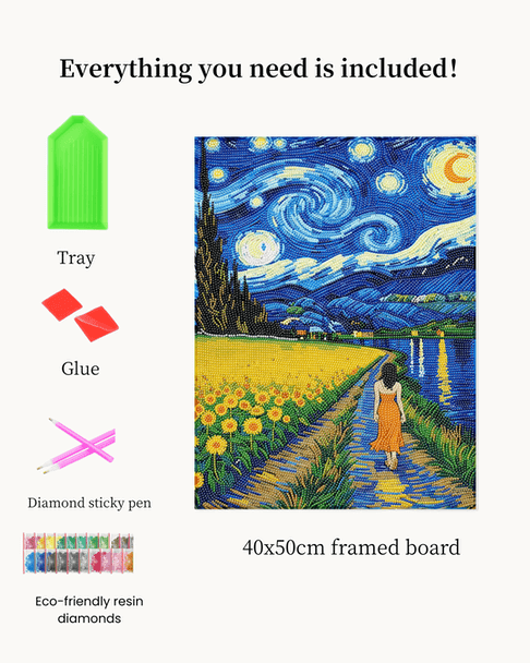 Pintura de diamante de playa de conchas marinas