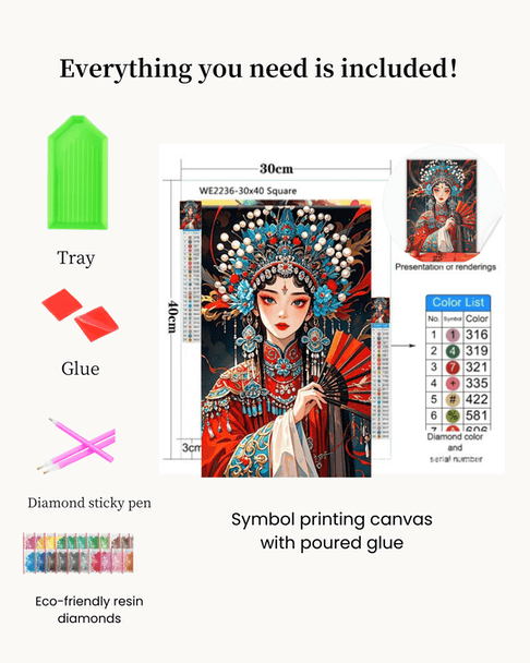 Opera Beauty Diamond Painting