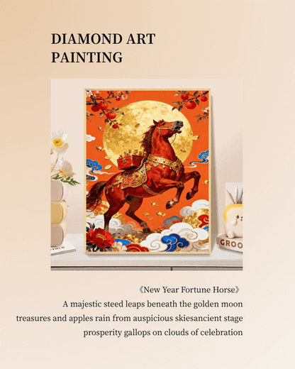Fortune Horse Diamond Painting
