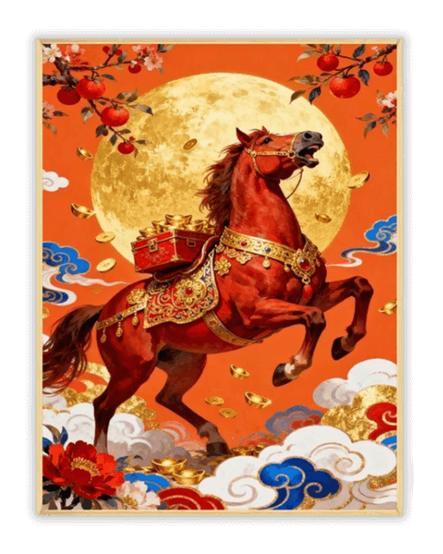 Fortune Horse Diamond Painting