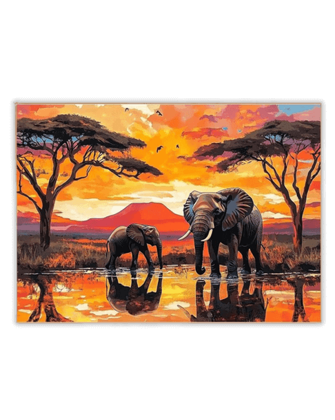 Africa elephant Diamond Painting