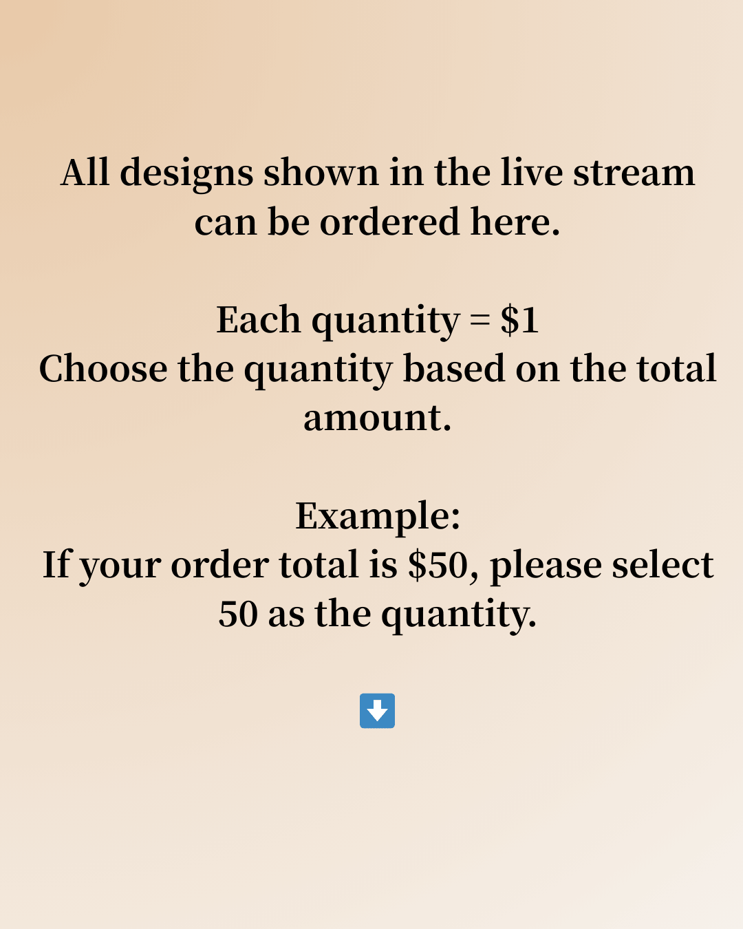 LiveStream Order