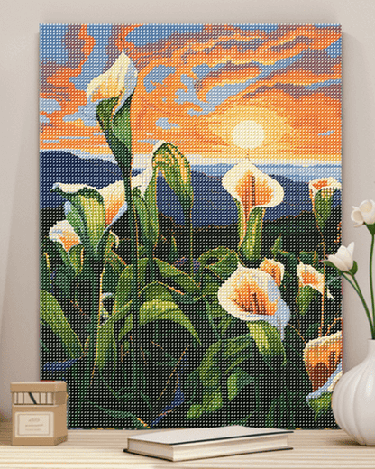 Pintura de diamantes de margaritas