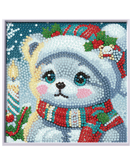 Christmas Polar Bear Diamond Painting