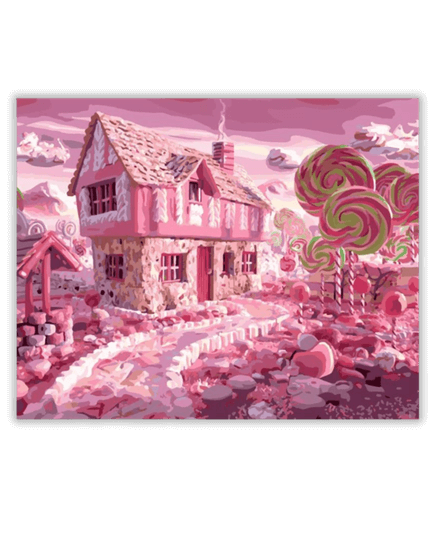 Candy Cottage Paint by Numbers