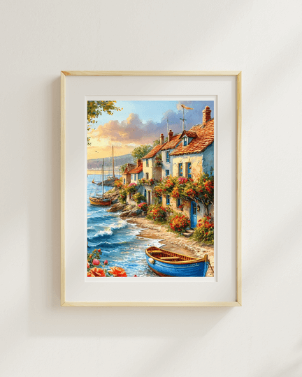 Coastal Village Diamond Painting